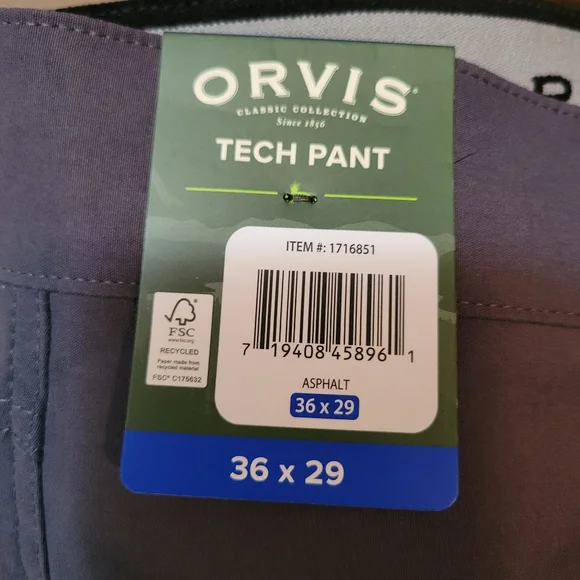 Orvis men's Tech Pant - Picture 4 of 4